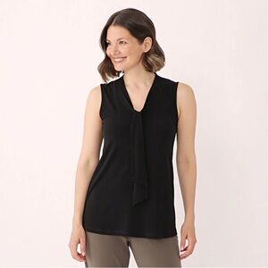 Black Sleeveless Blouse